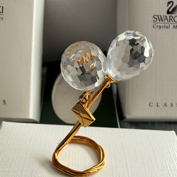 Swarovski Gold and Silver Crystal Balloons figurine - Picture 3 of 4